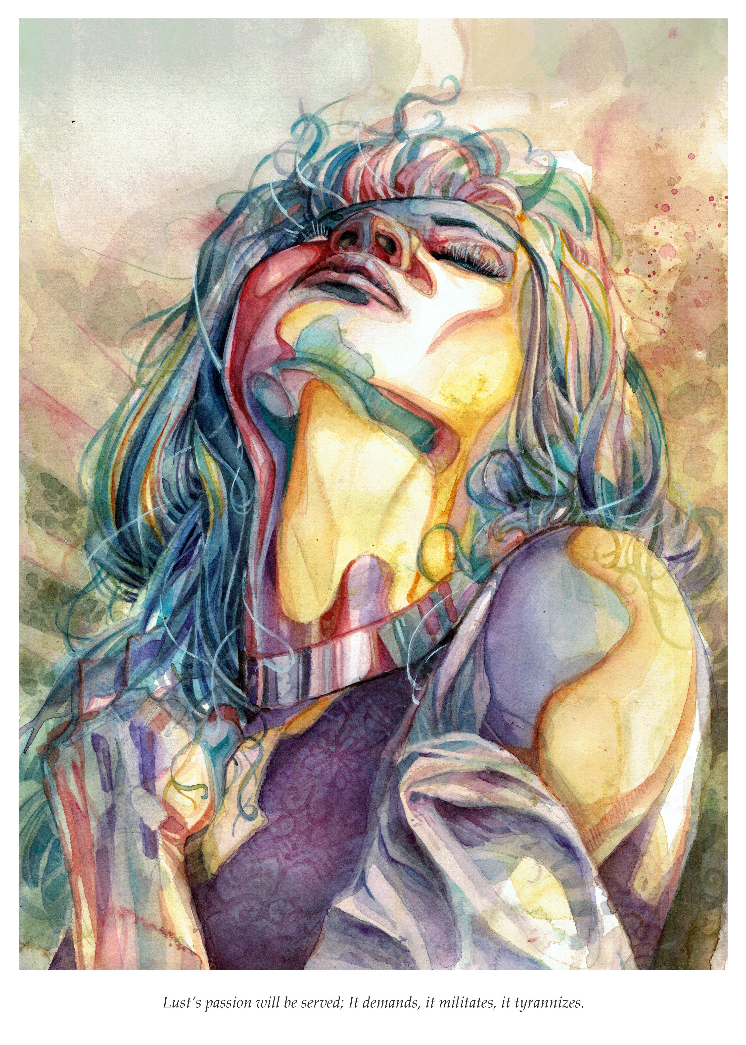 Eternal Moment - Standard Watercolor Print