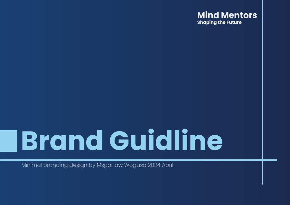 Cover page Branding Guidline