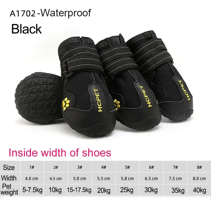 Miniatura: 4pcs/set Pet Dog Shoes