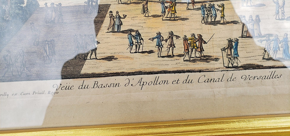 Thumbnail: Engraving of Versailles, 17th century -- #20240405J