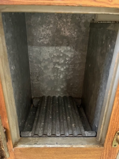 Thumbnail: Ice box, antique oak, all original  -- #20240719J