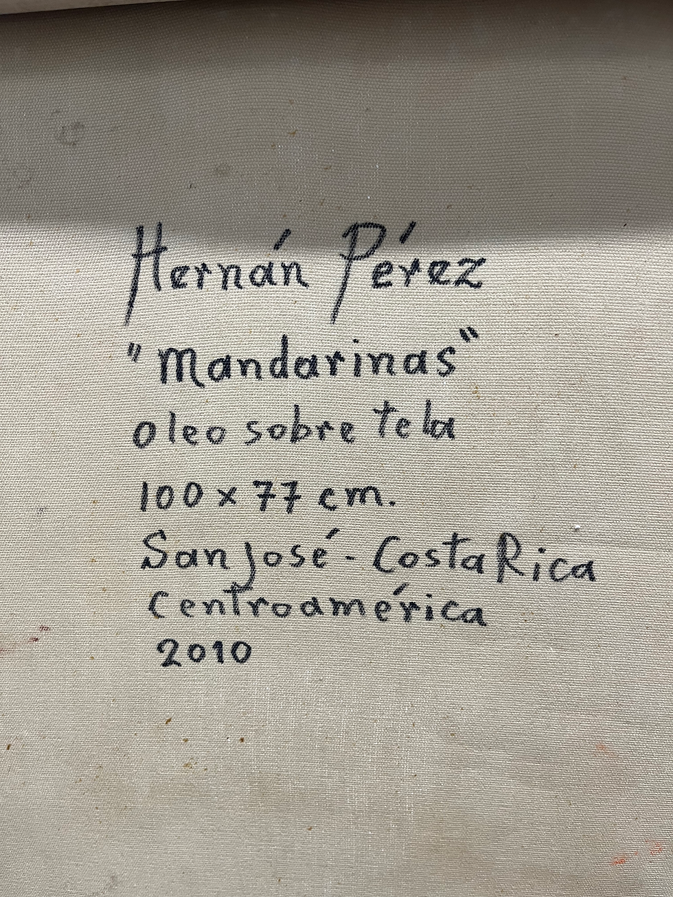 Thumbnail: Painting of mandarinas by H. Perez  -- #20240817C