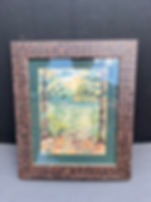 Watercolor of waterside scene by Florence Wood -- #20240813I