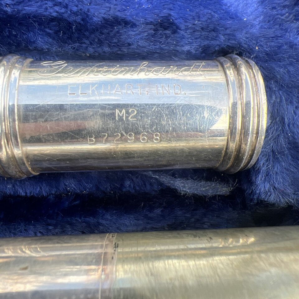 Thumbnail: Flute, “Gemeinhardt, ELKHART, IND, M2, B72968” -- #20240318E