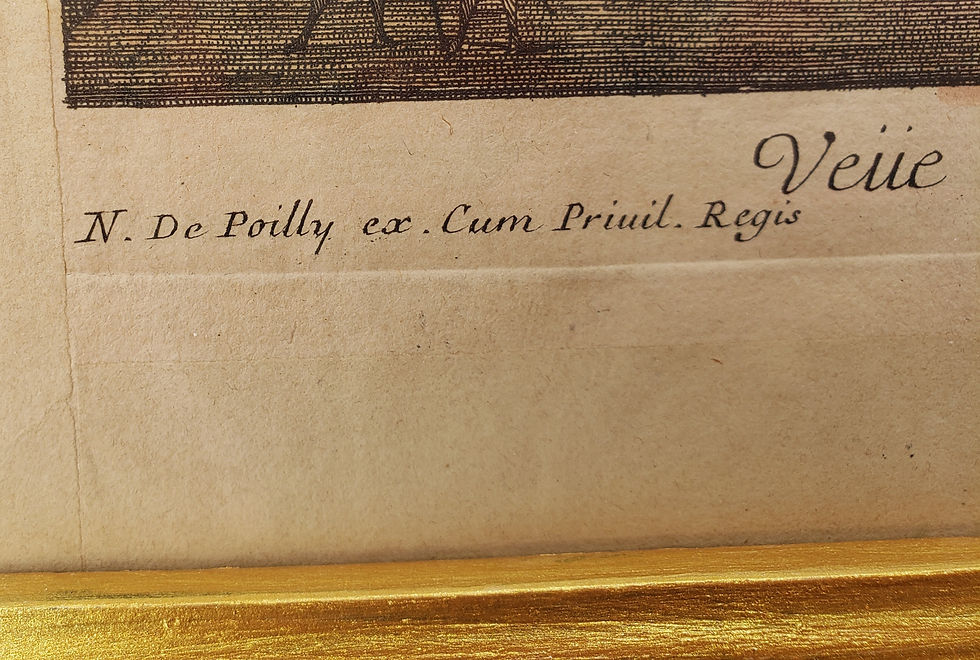 Thumbnail: Engraving of Versailles, 17th century -- #20240405J