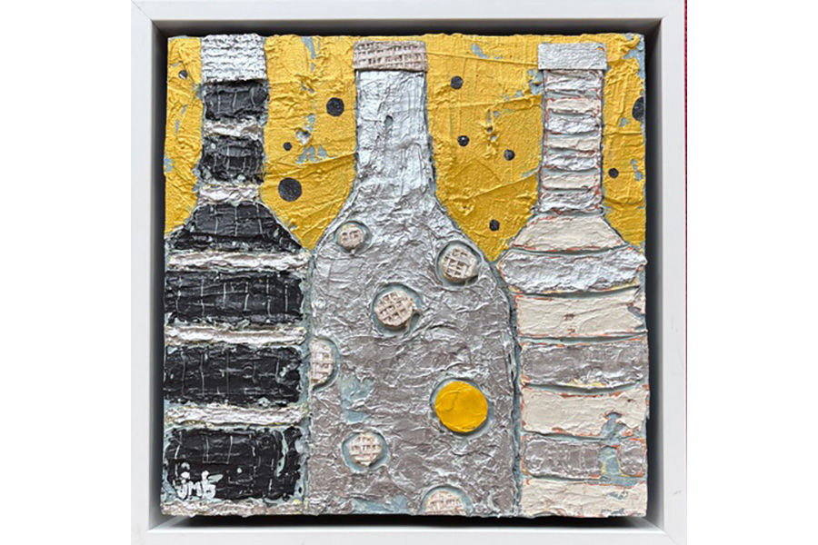 Bramhall_Champagne Nights IV_acrylic mixed media_8x8