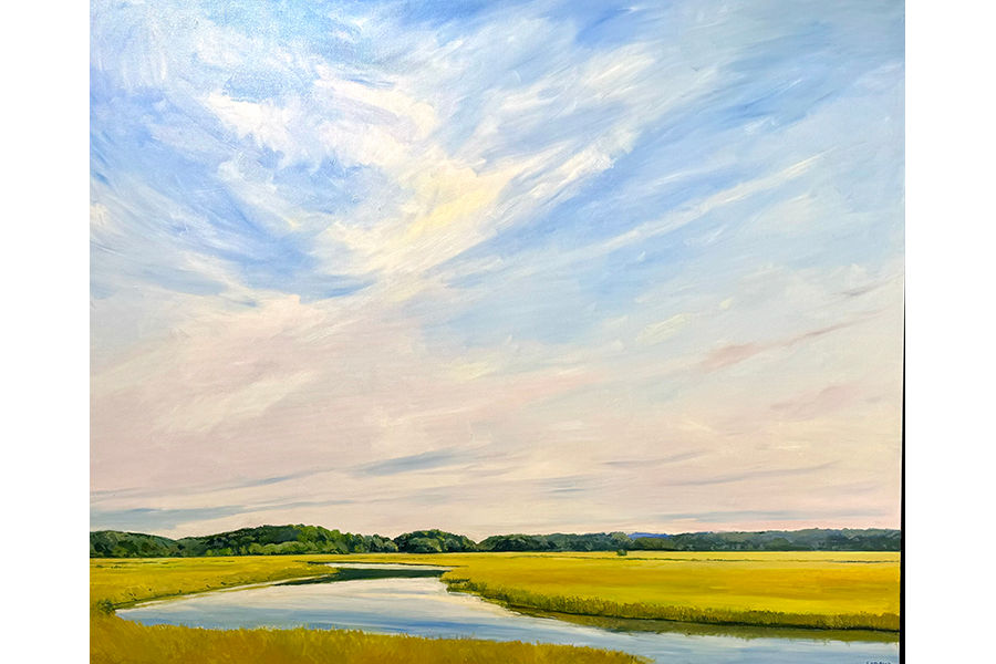 MacAdam_Cirrus Clouds Above Marsh_oil_48x60