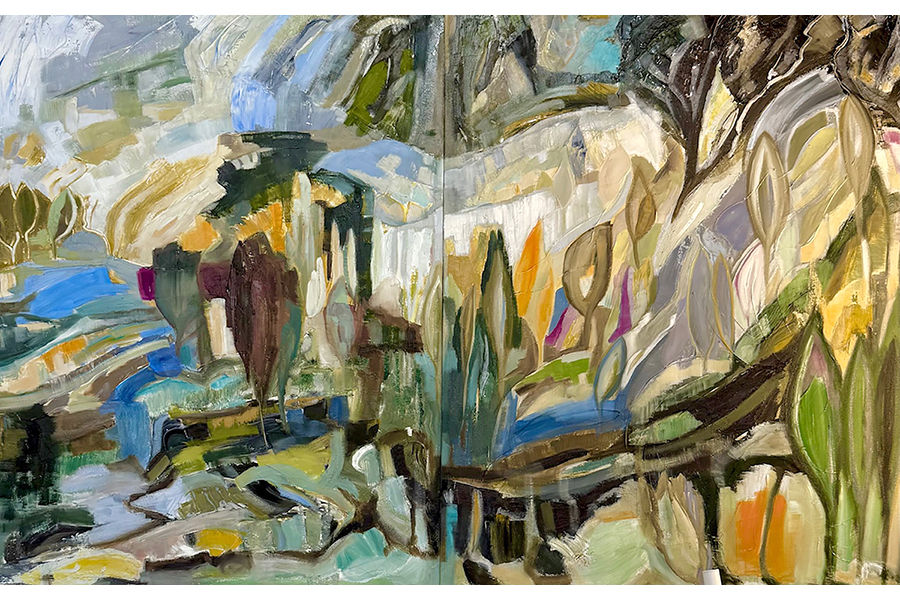 Ganne_Diptych_oil_30x40