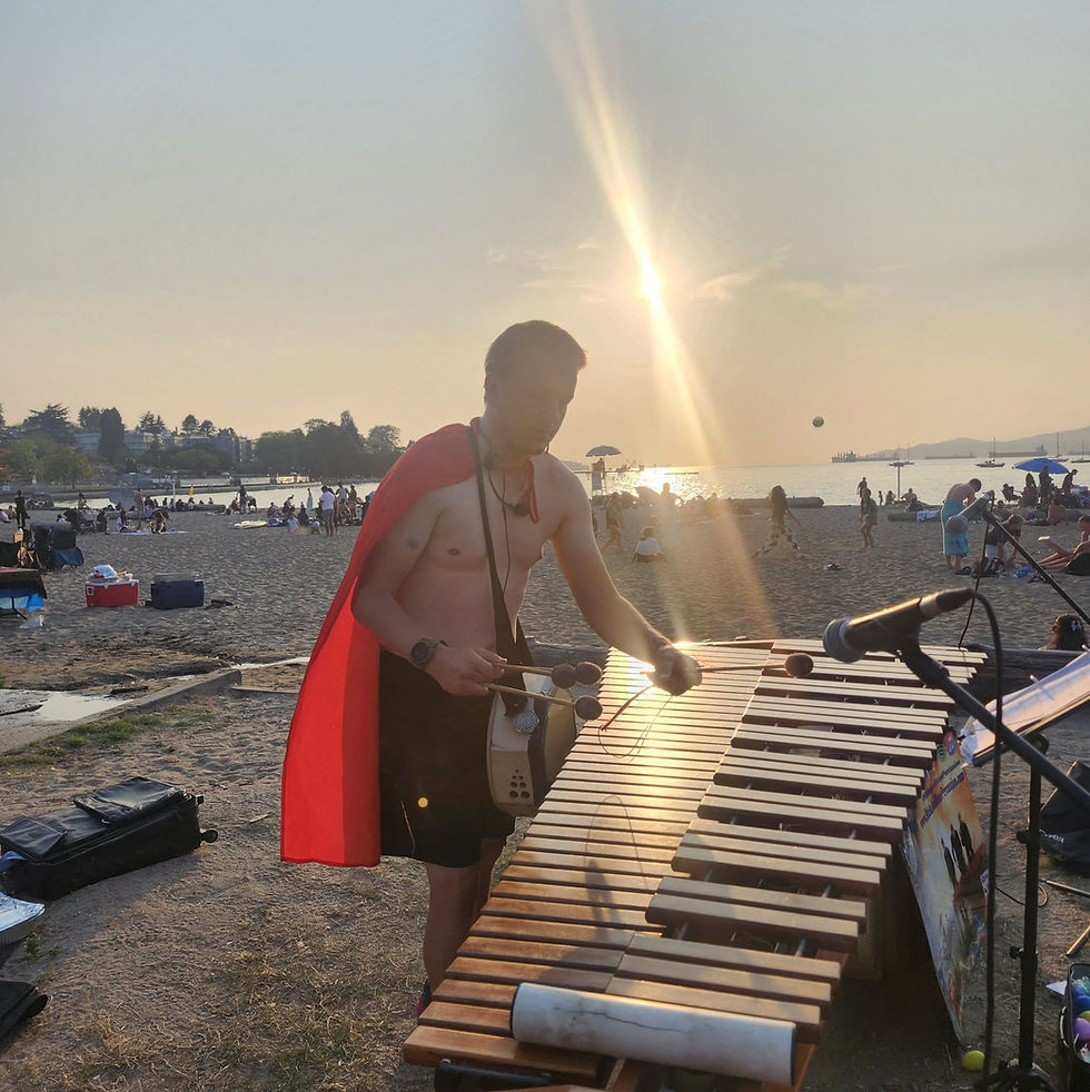 At Kitsilano Beach, 16 Aug