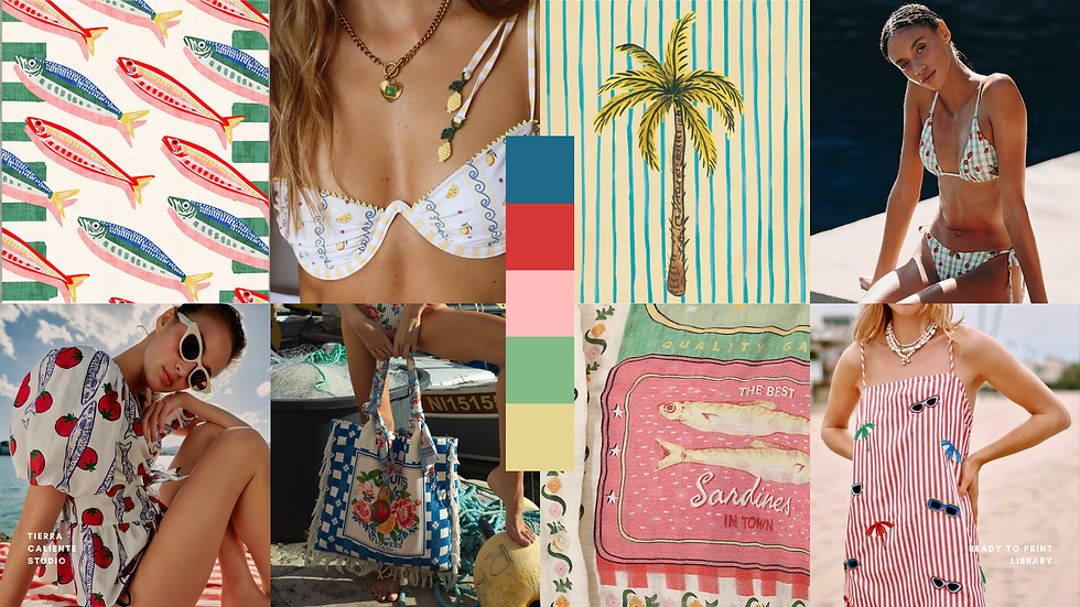 ISLA SOLAR: Exclusive print capsule for Swimwear - Tierra Caliente Studio