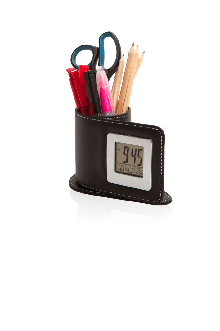 Thumbnail: CLOCK PENCIL HOLDER