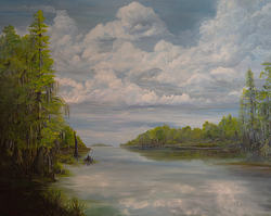 Sky Touches the Bayou