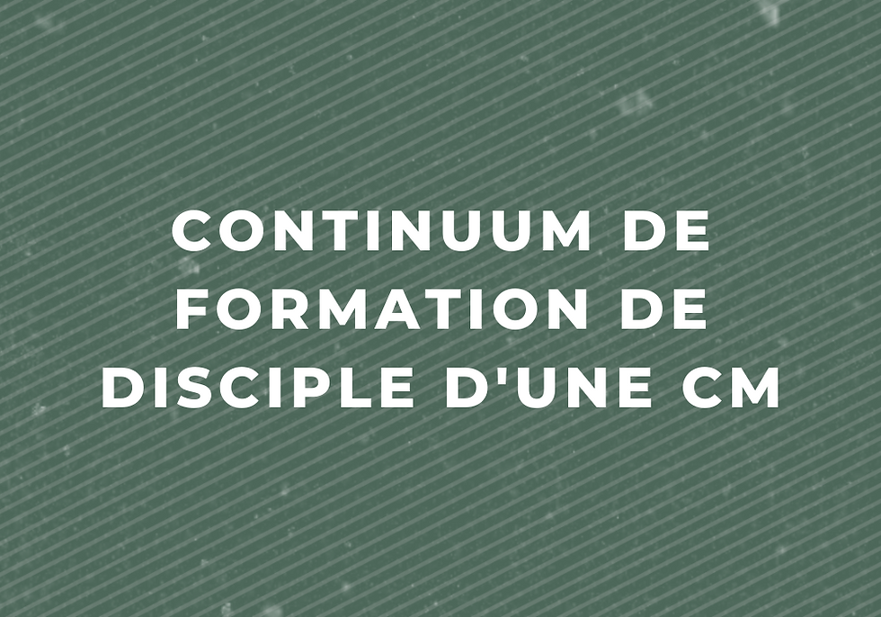 French MC Discipleship Continuum