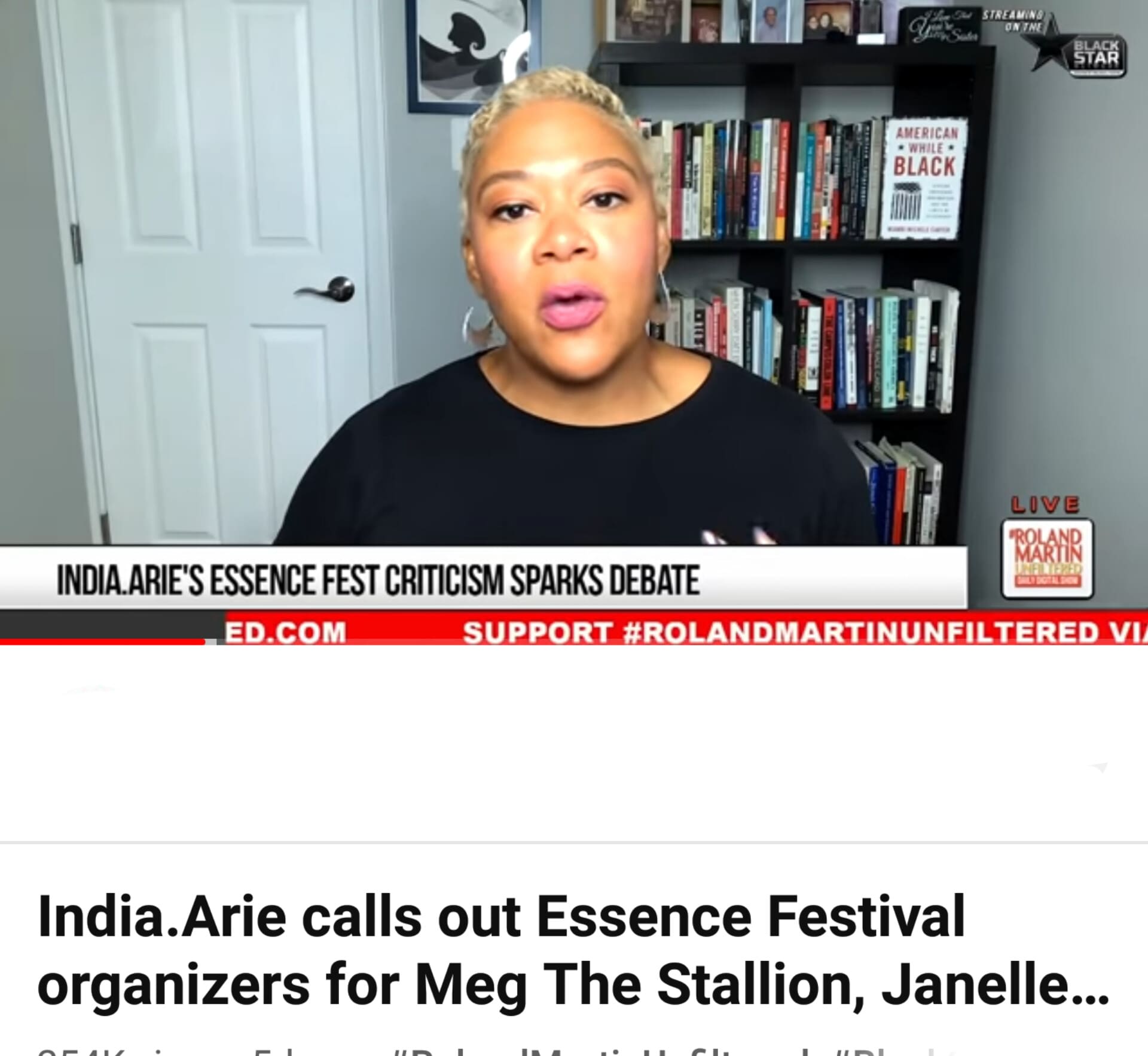 India.Arie Said What?