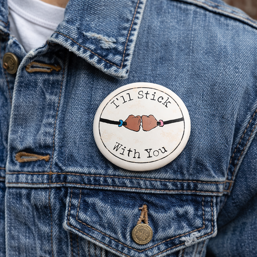 Thumbnail: I'll Stick With You - Button Pin