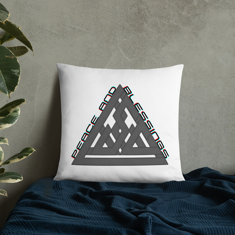 Thumbnail: Peace and Blessings Pillow 