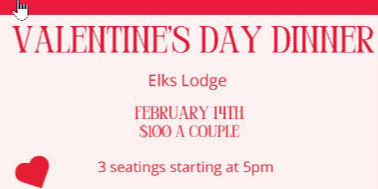 Valentines Day Dinner