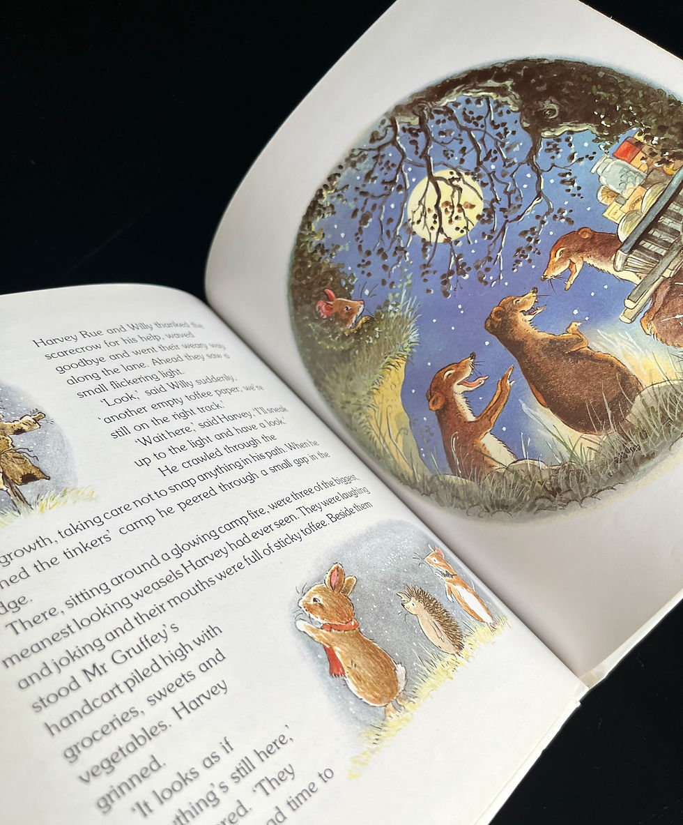 Thumbnail: Robbery at Foxwood book sample pages