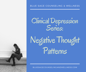 Clinical Depression Series – Video 2 of 3 – Negative Thought Patterns and Categories as it pertains