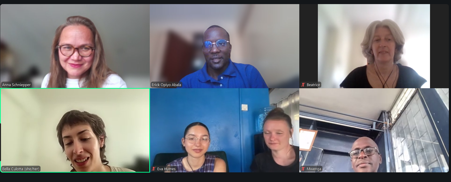 CBEA members during the Monthly Call