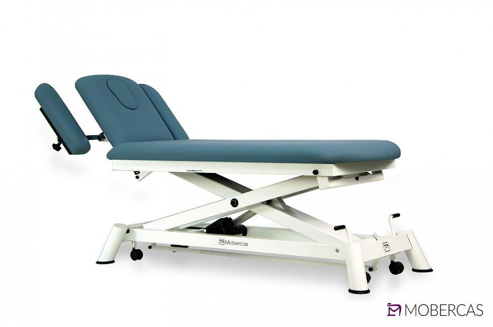 Miniatyrbilde: Behandlingsbenk 2-4 delt elektrisk 185x62cm (50-90cm regulerbar