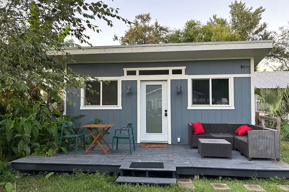 The outside of the home
