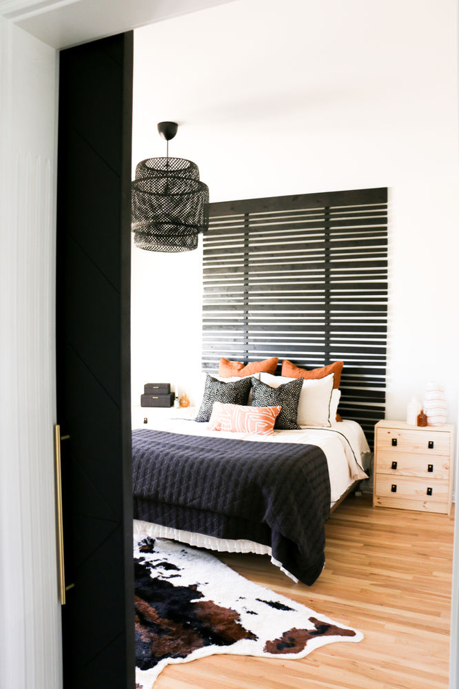 DIY Slat Headboard