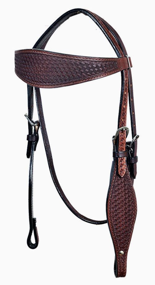 Thumbnail: Horse Headstall Breast Collar Set Tack American Leather