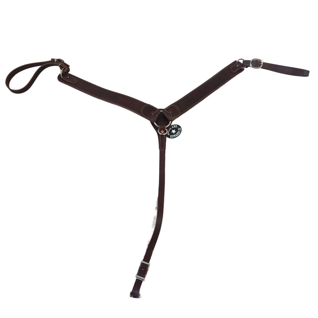 3" Latigo Leather Breast Collar