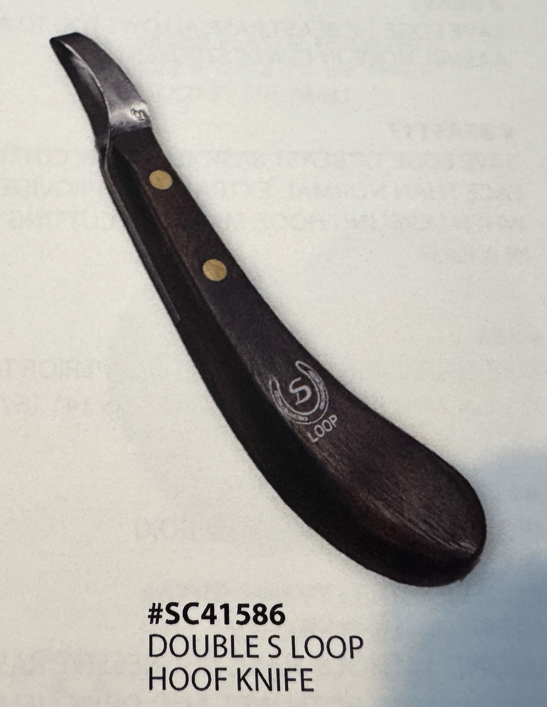 Double S Loop Hoof Knife (#SC41586)
