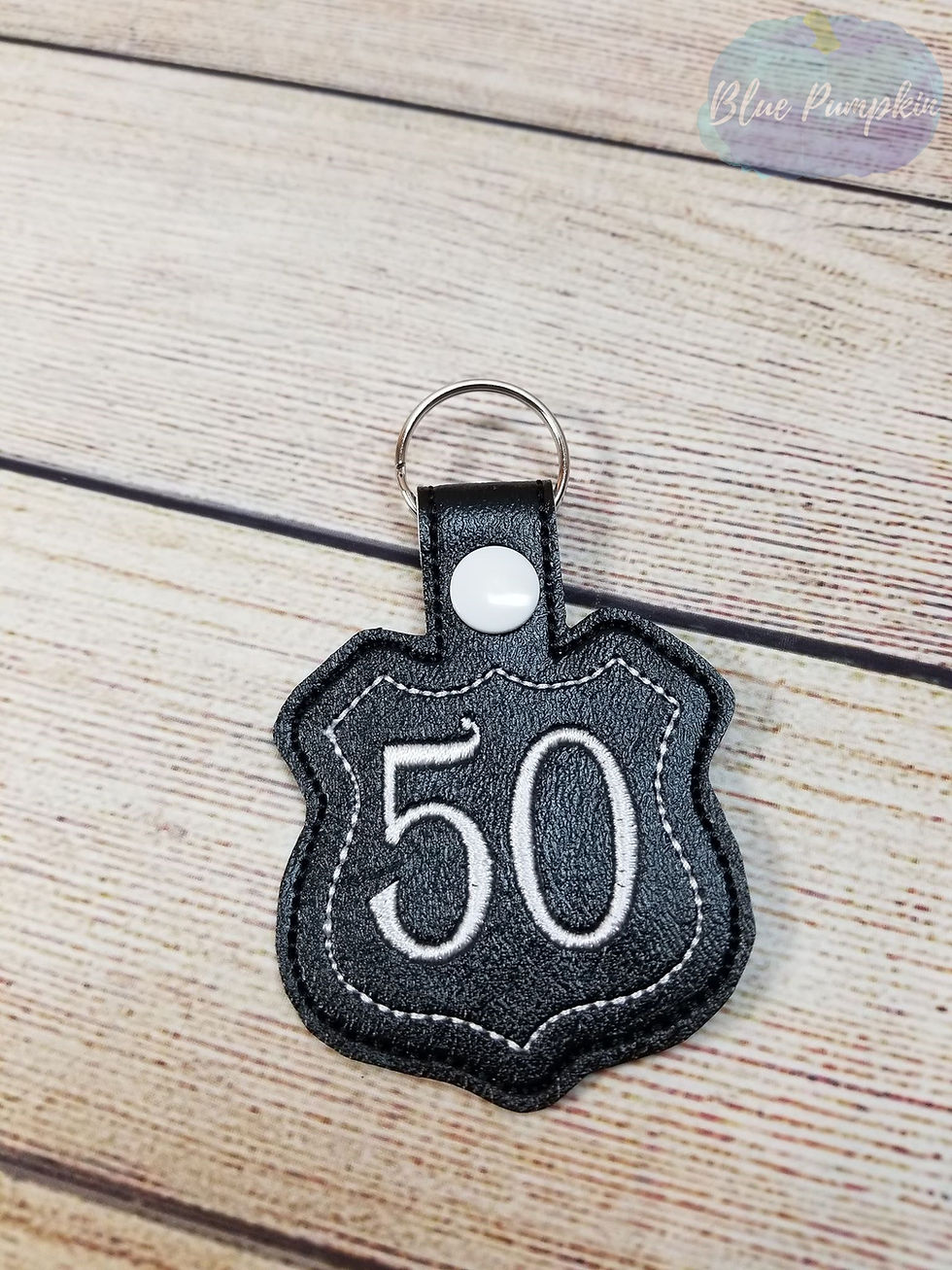 50 Road Sign Key Fob