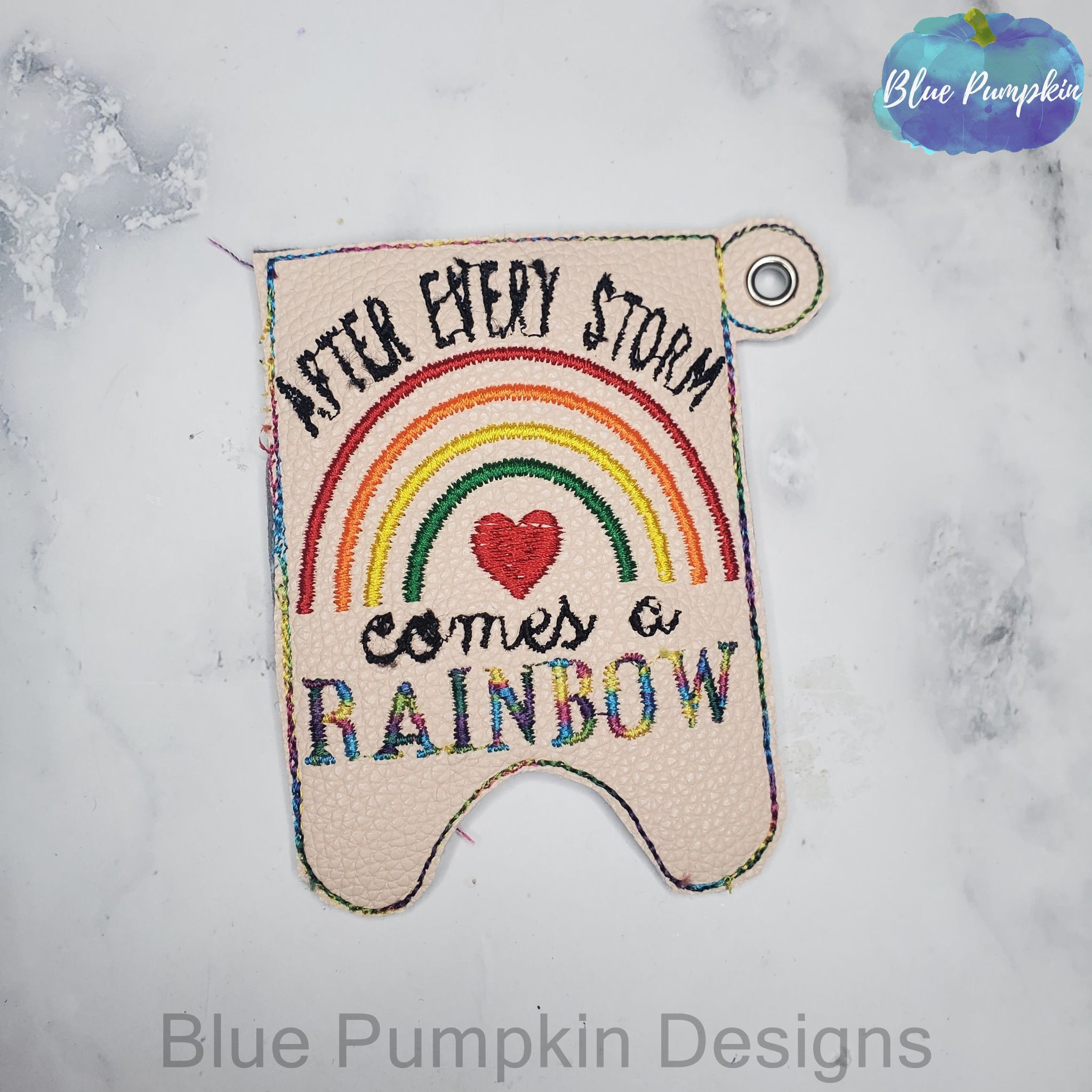 4x4 Rainbow Storm 2oz Sani Bottle Holder