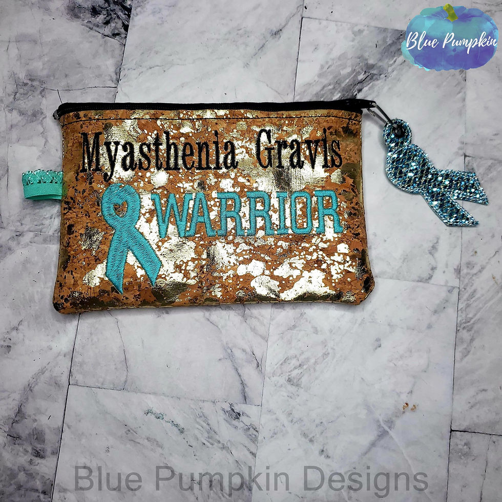 Myasthenia gravis Warrior SET Zipper Bag Design