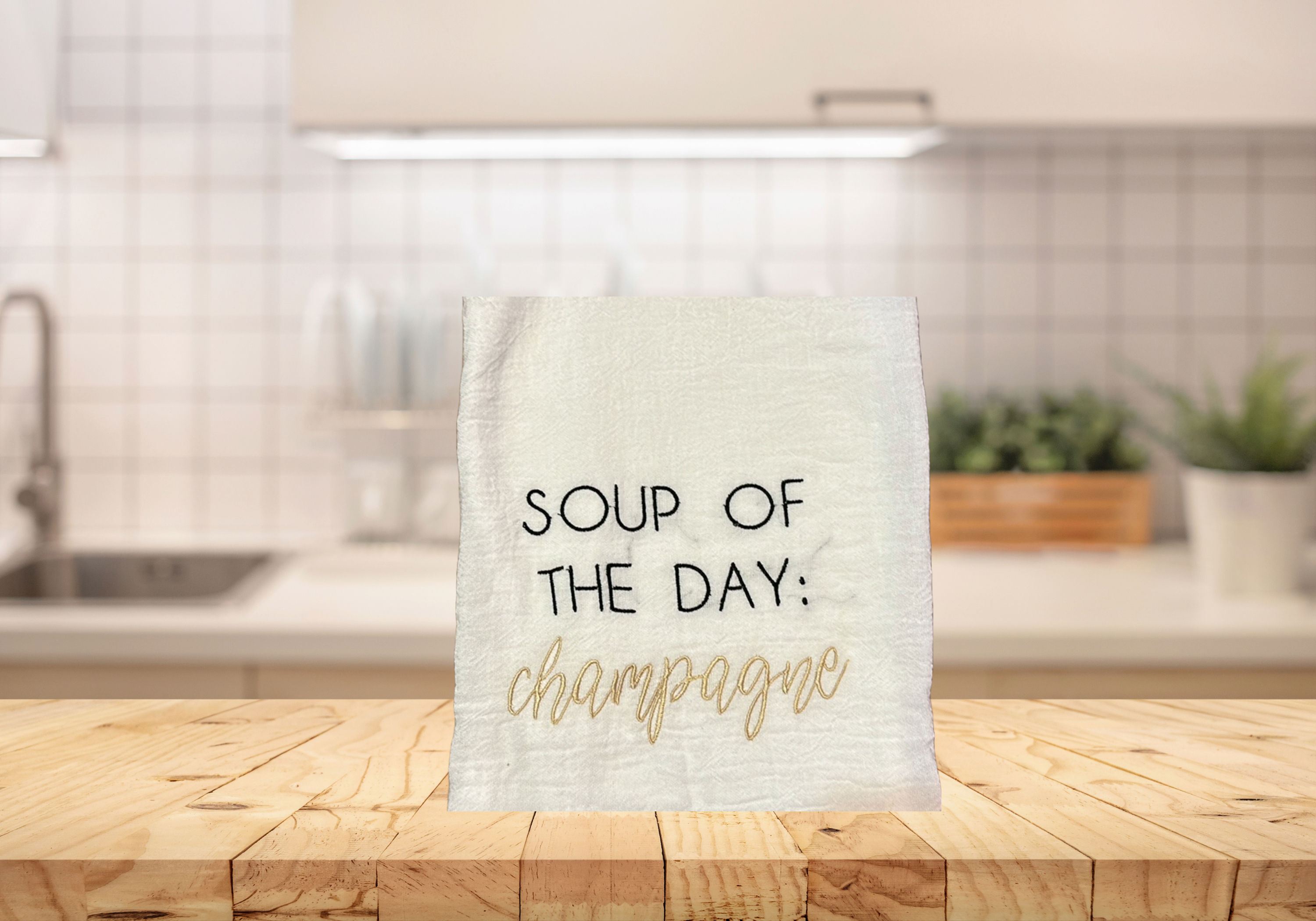 Soup Of Day Champagne Design