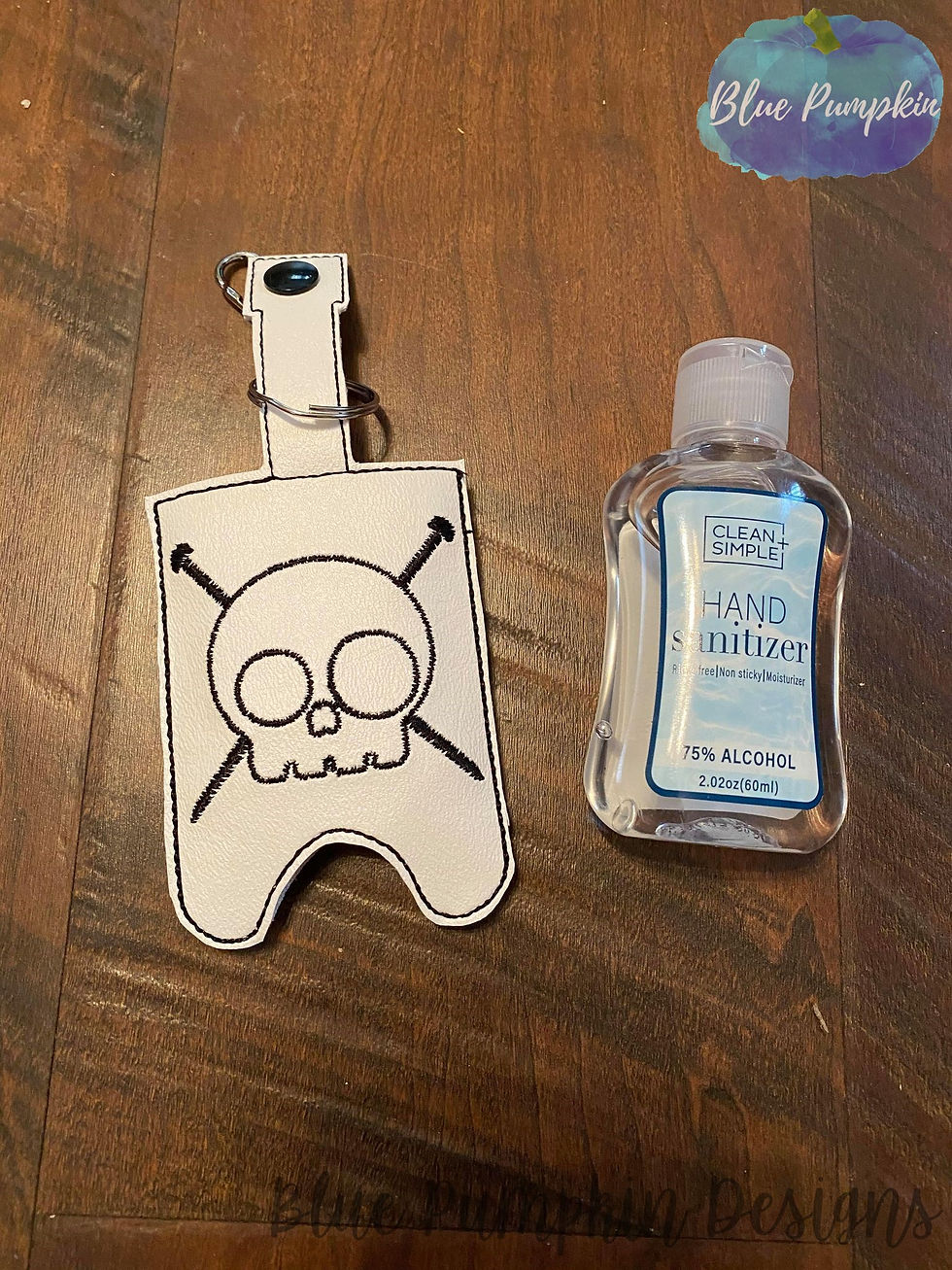 Thumbnail: 2oz Skull Knitter Sani Bottle Holder