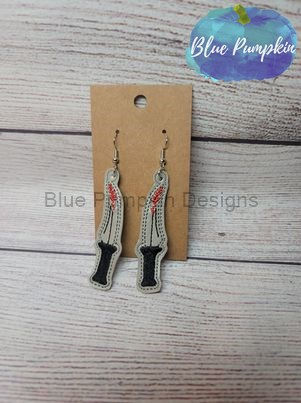 Filet Knife Earrings
