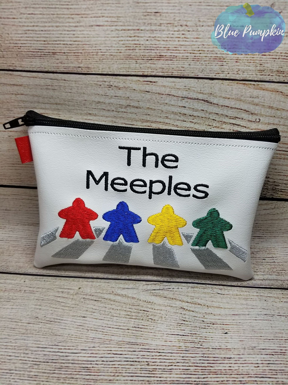 Thumbnail: The Meeples ITH Zipper Bag Design