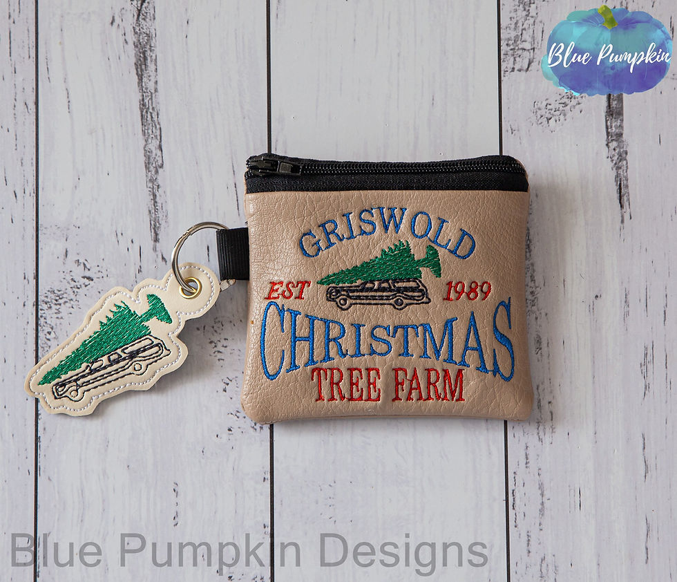 Griswold Tree Set Zipper Bag Design