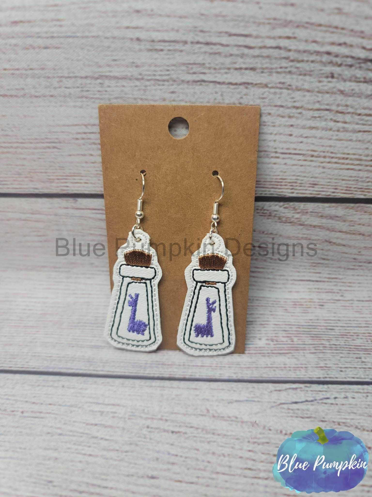 Llama Poison Earrings