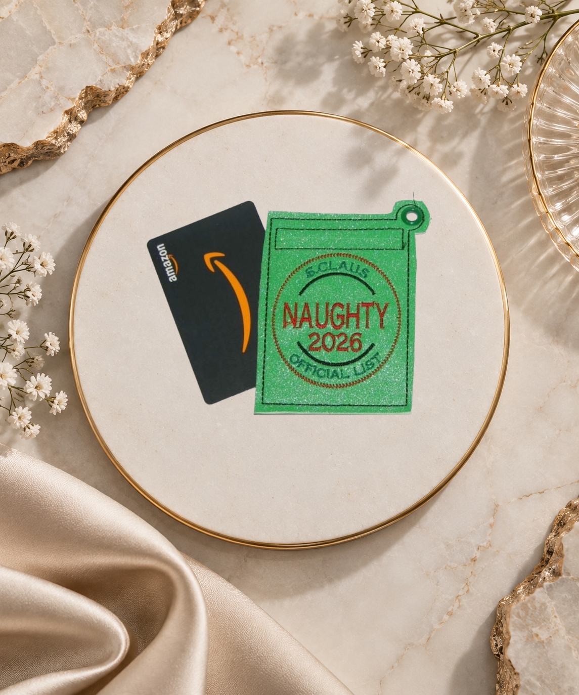 2026 Naughty List Gift Card Holder