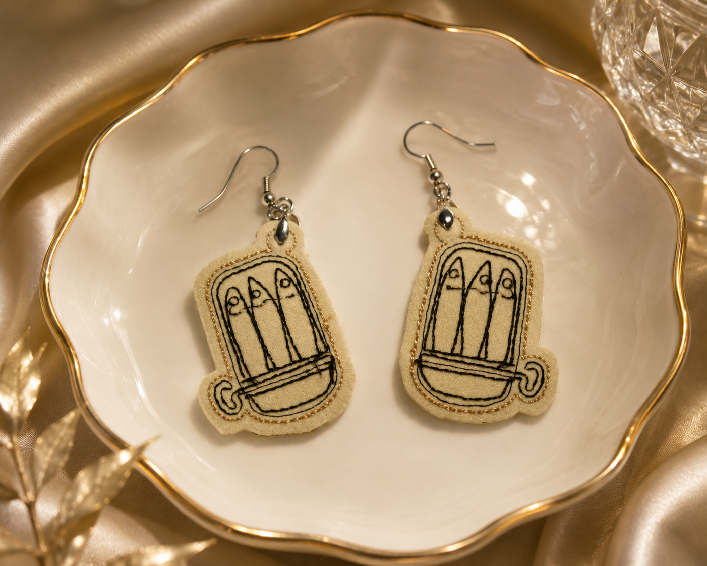 Simple Sardine Earrings