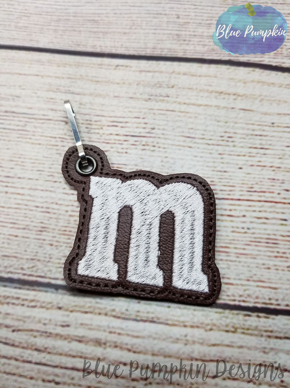Thumbnail: 5x7 Brown Candy ITH Zipper Bag Design