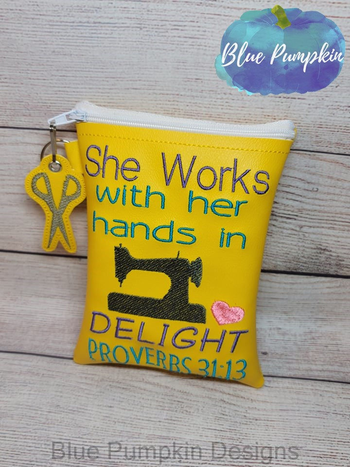 Proverbs Set Zipper Bag Design