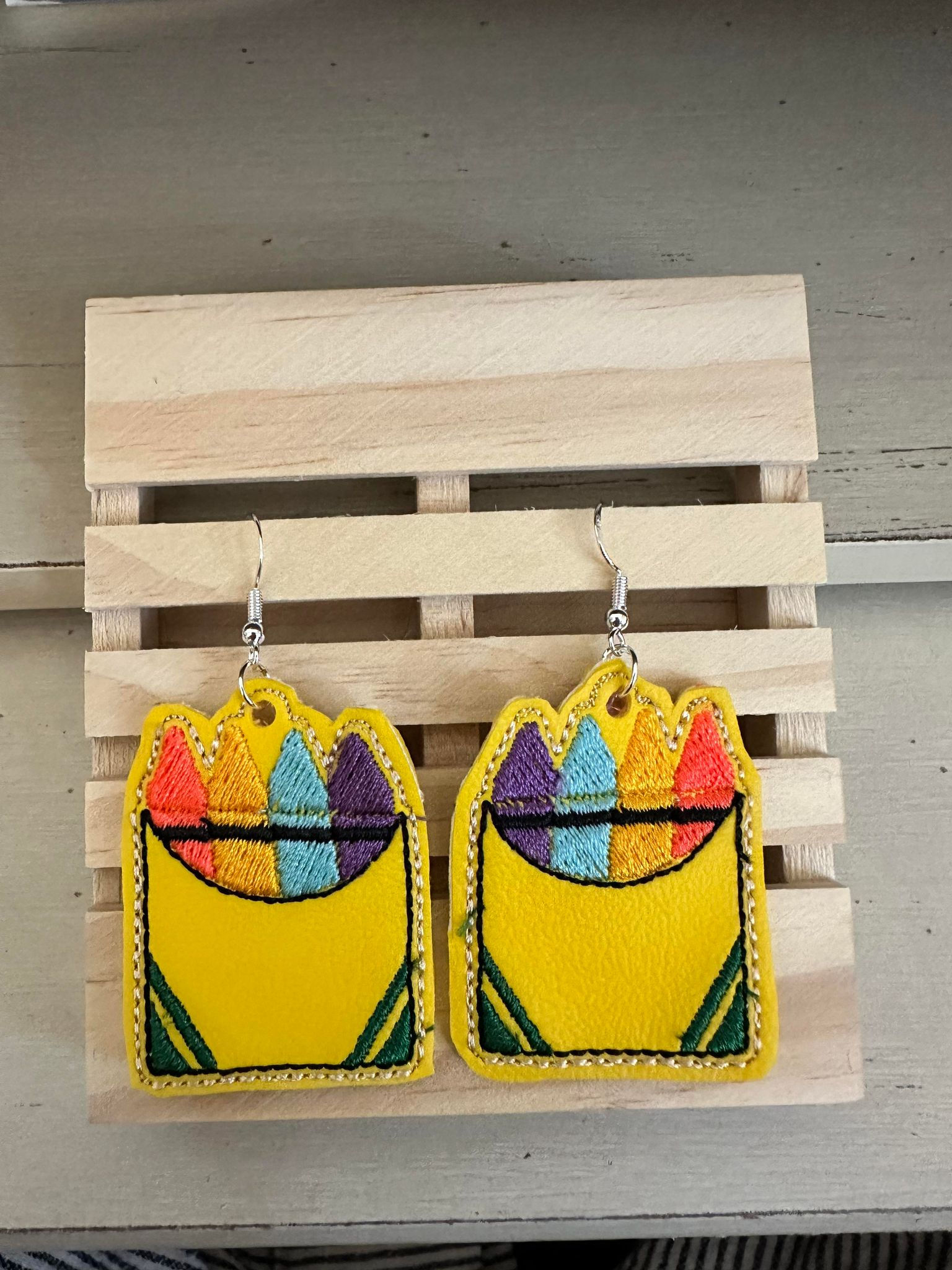 Crayon Earrings