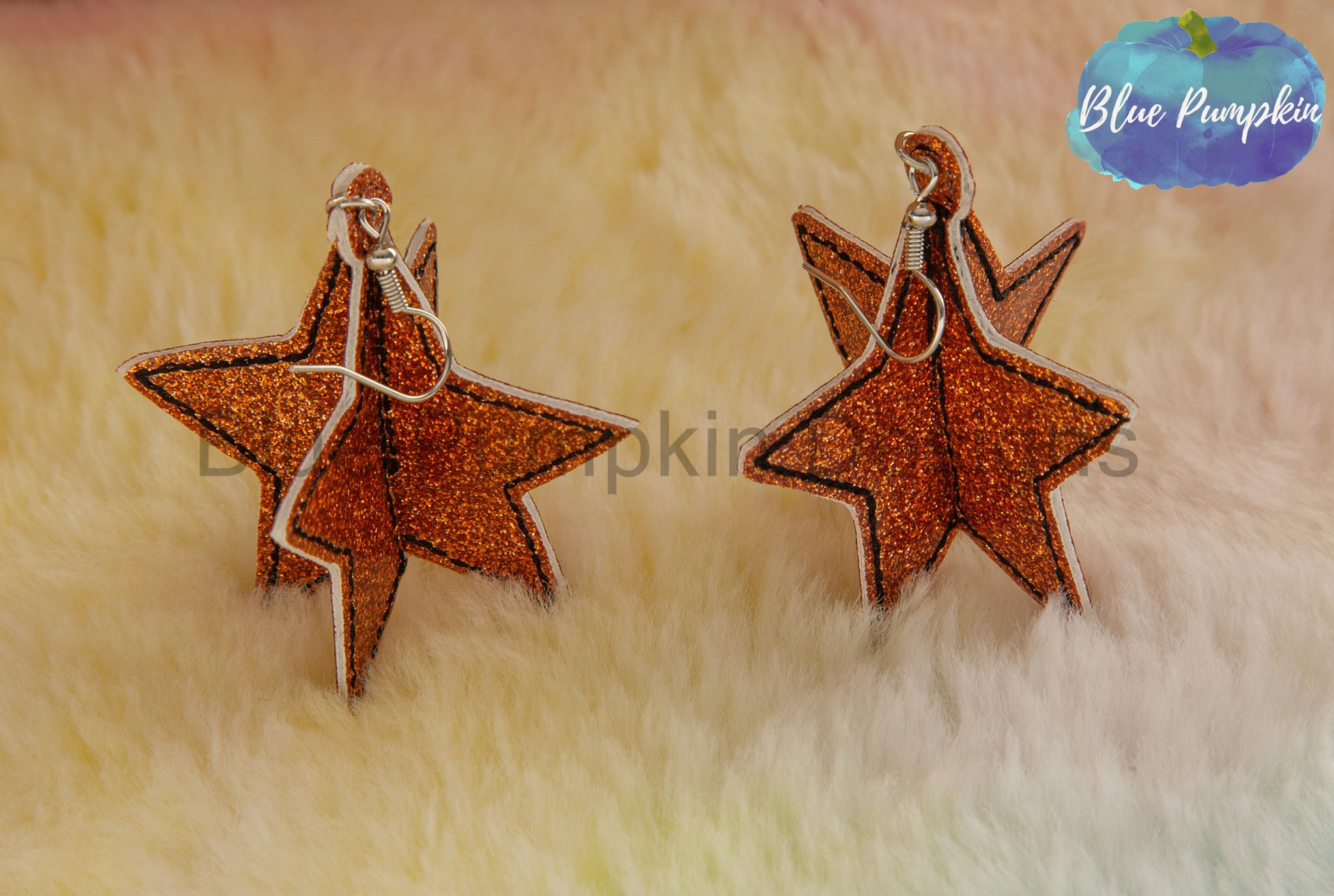3D Stars Earrings
