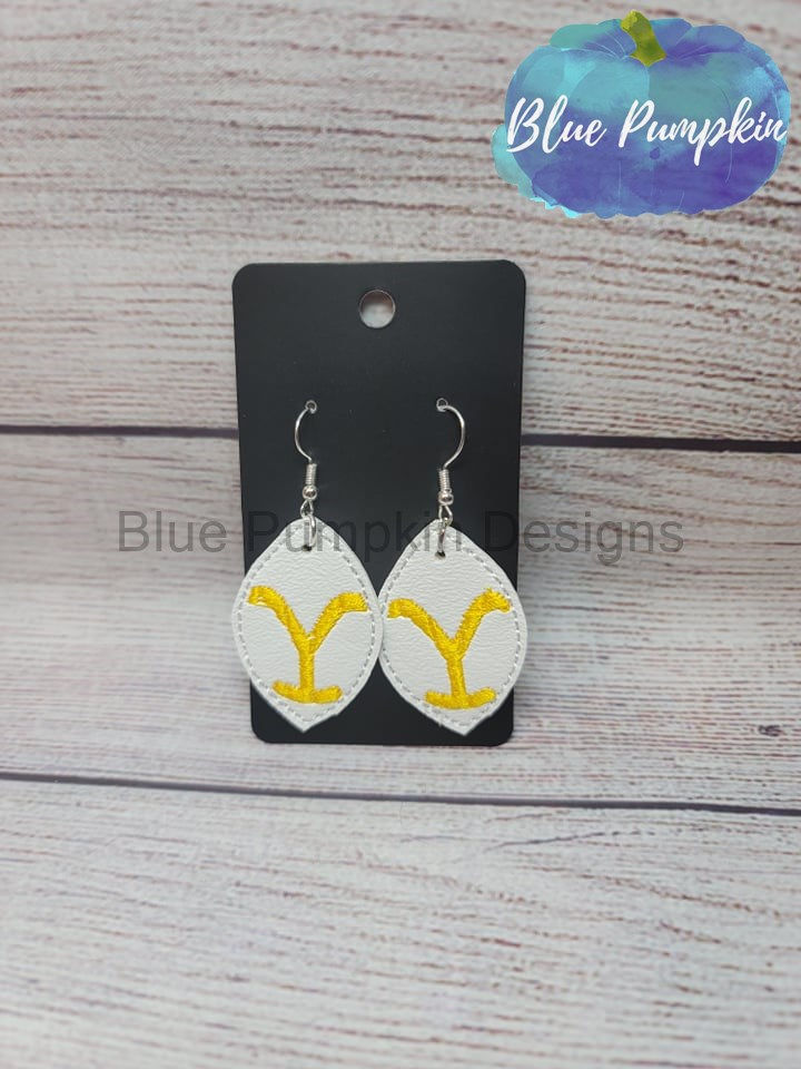 Oval Y Earrings