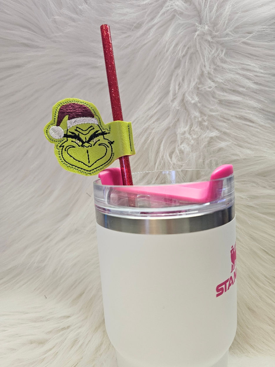 Classic Christmas Bunch Straw Toppers