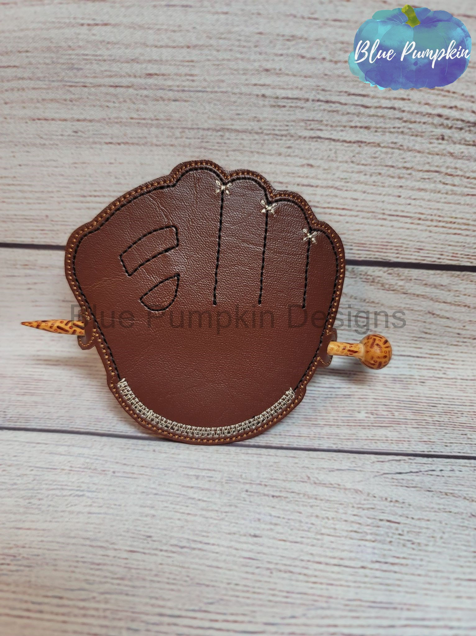 Baseball Glove Hair Bun Holder.