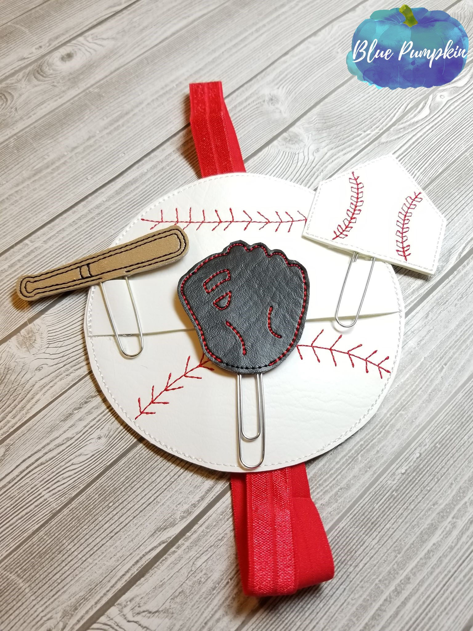 Baseball Set of Clip & Planner Band