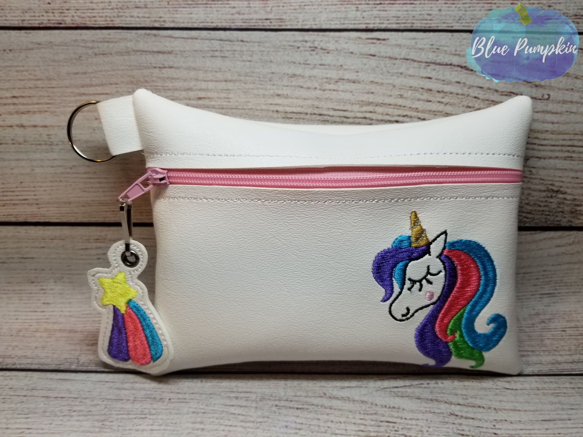 Flowy Unicorn ITH Bag Design